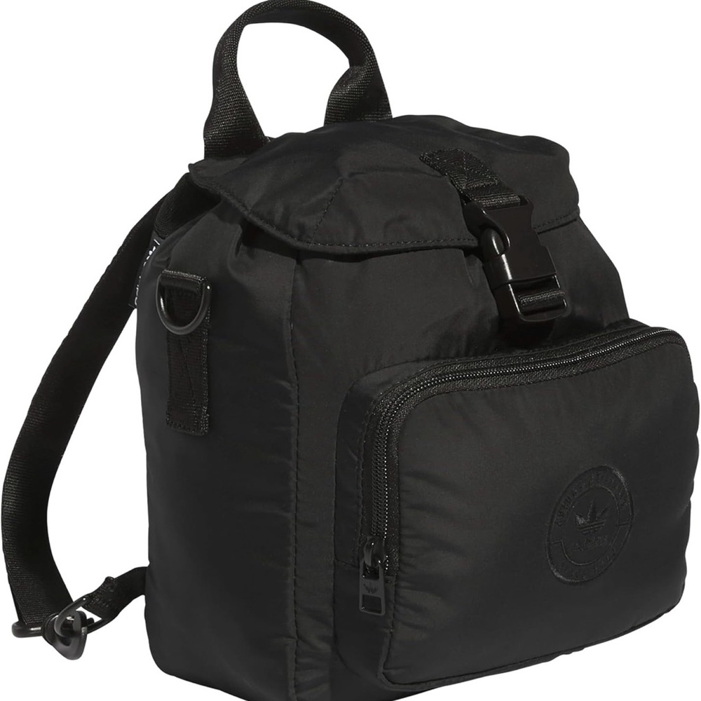 Adidas Originals Black Mini Backpack Small Bag Authentic
